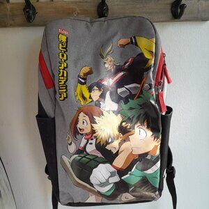4/$20 My Hero Academia Backpack Anime Manga 16 Inch Bioworld READ
